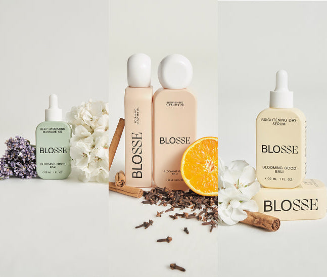 Productos skincare con aceite natural 